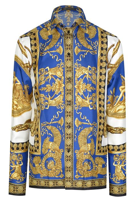 versace shirt style|shirts that look like Versace.